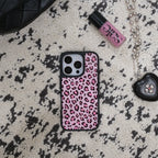 Black Pink Leopard iPhone Case