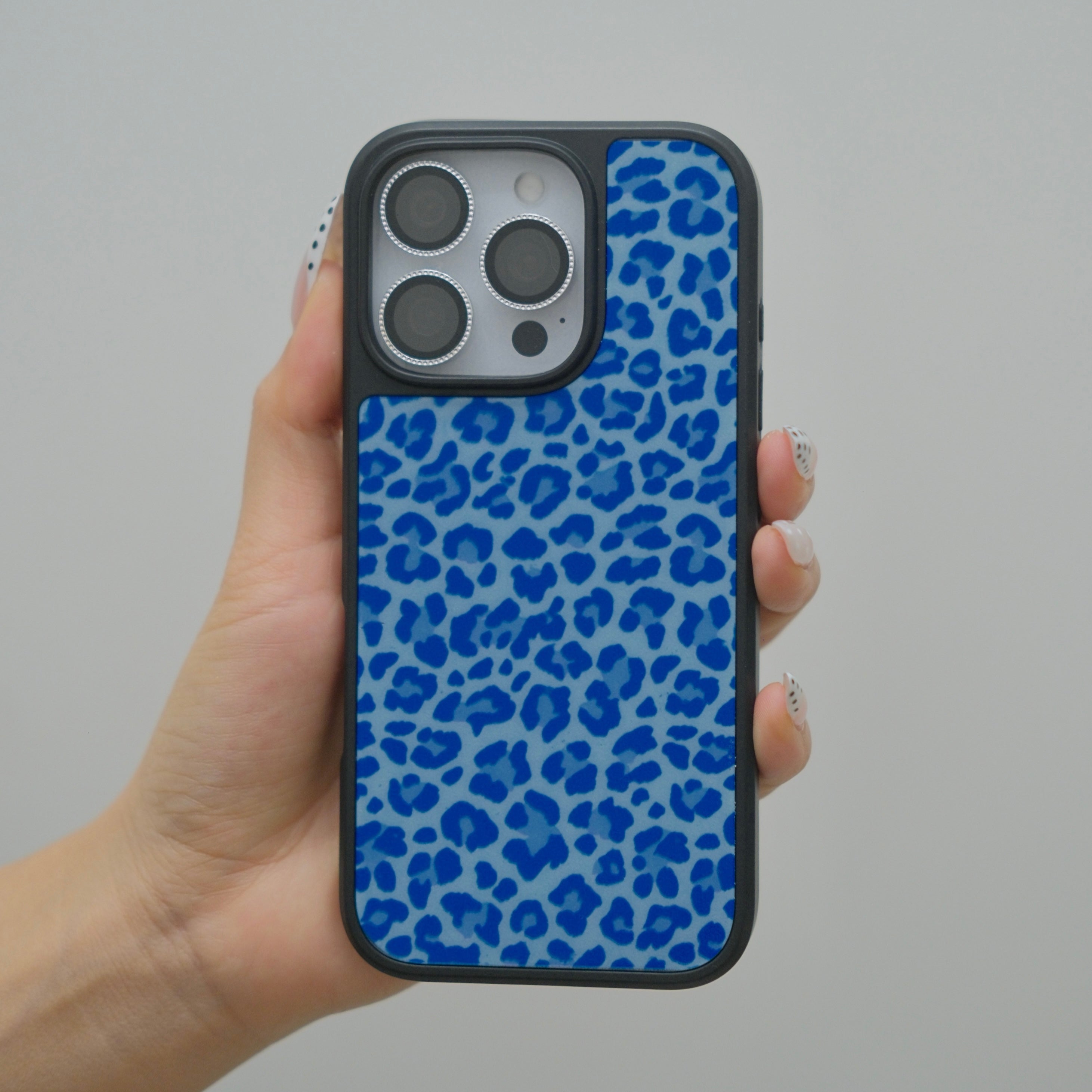 Blue Leopard iPhone Case