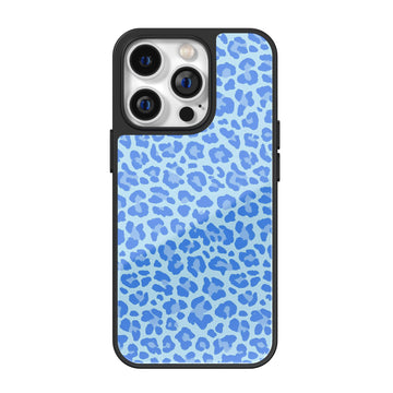 Blue Leopard iPhone Case