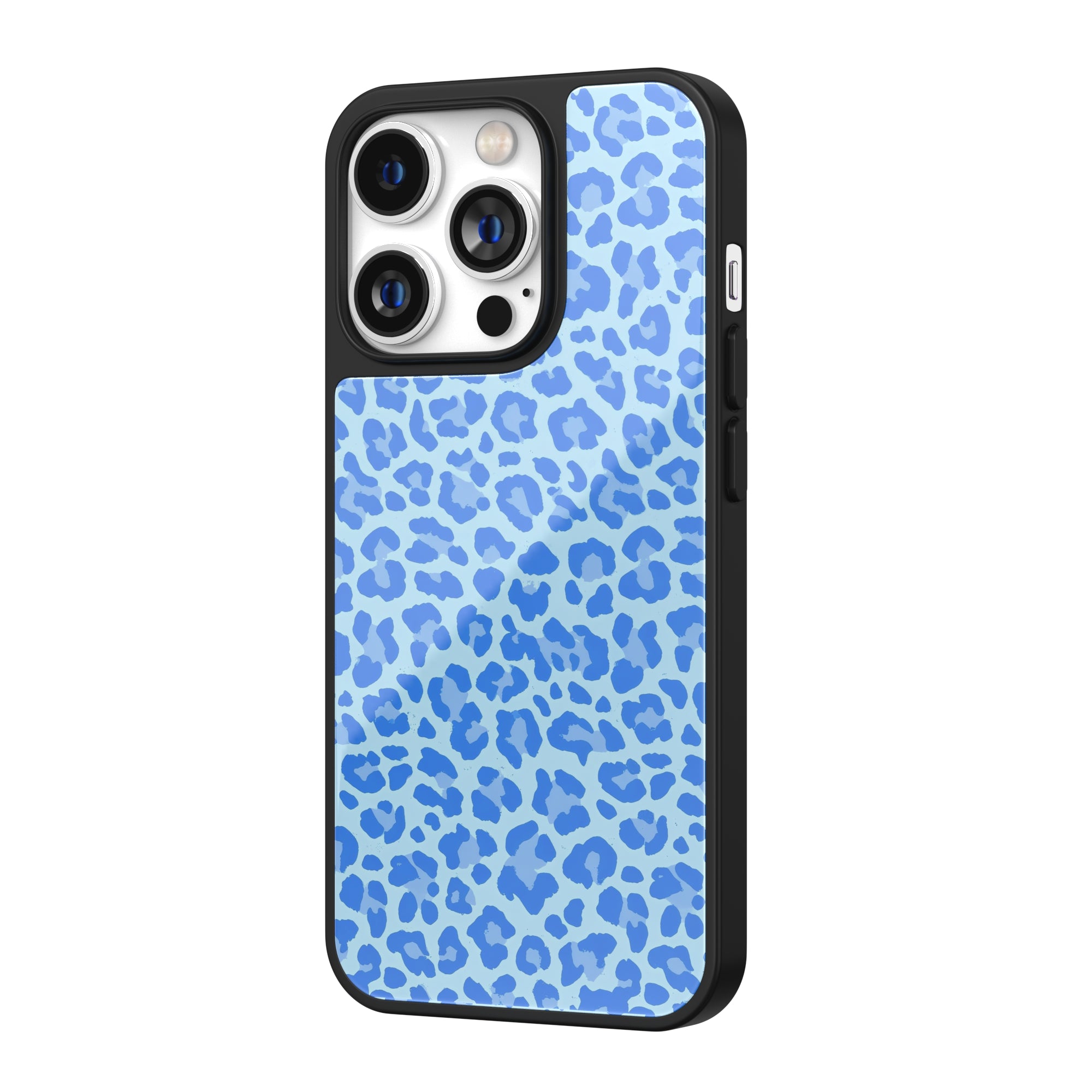 Blue Leopard iPhone Case