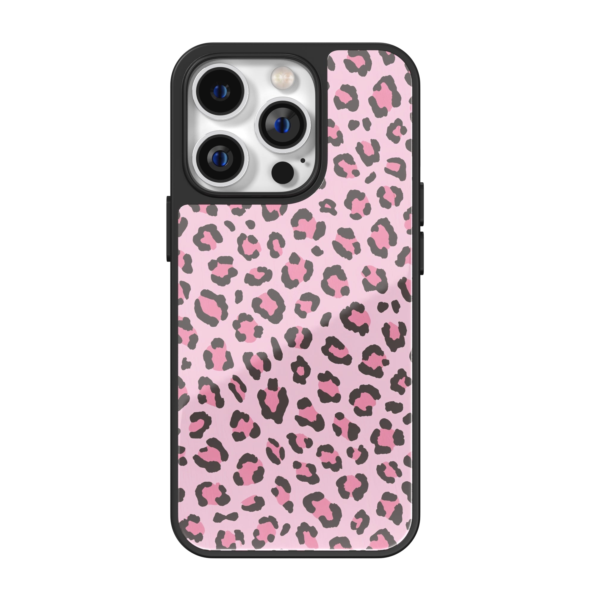 Black Pink Leopard iPhone Case