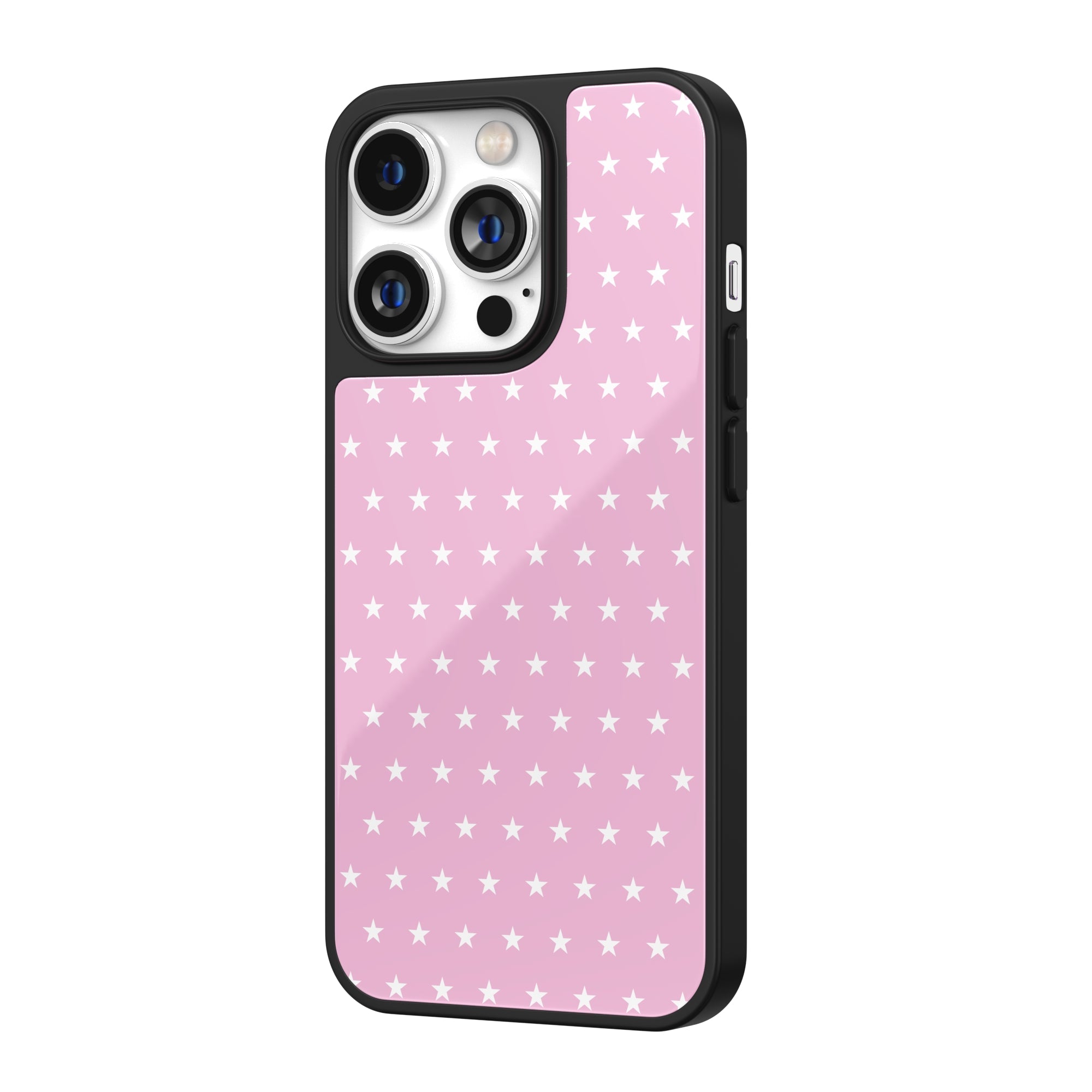 Cotton Candy Star Pink iPhone Case