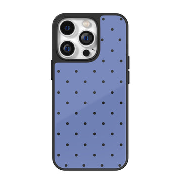 Periwinkle Polka Dot iPhone Case