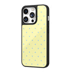 Butter Yellow Polka Dot iPhone Case