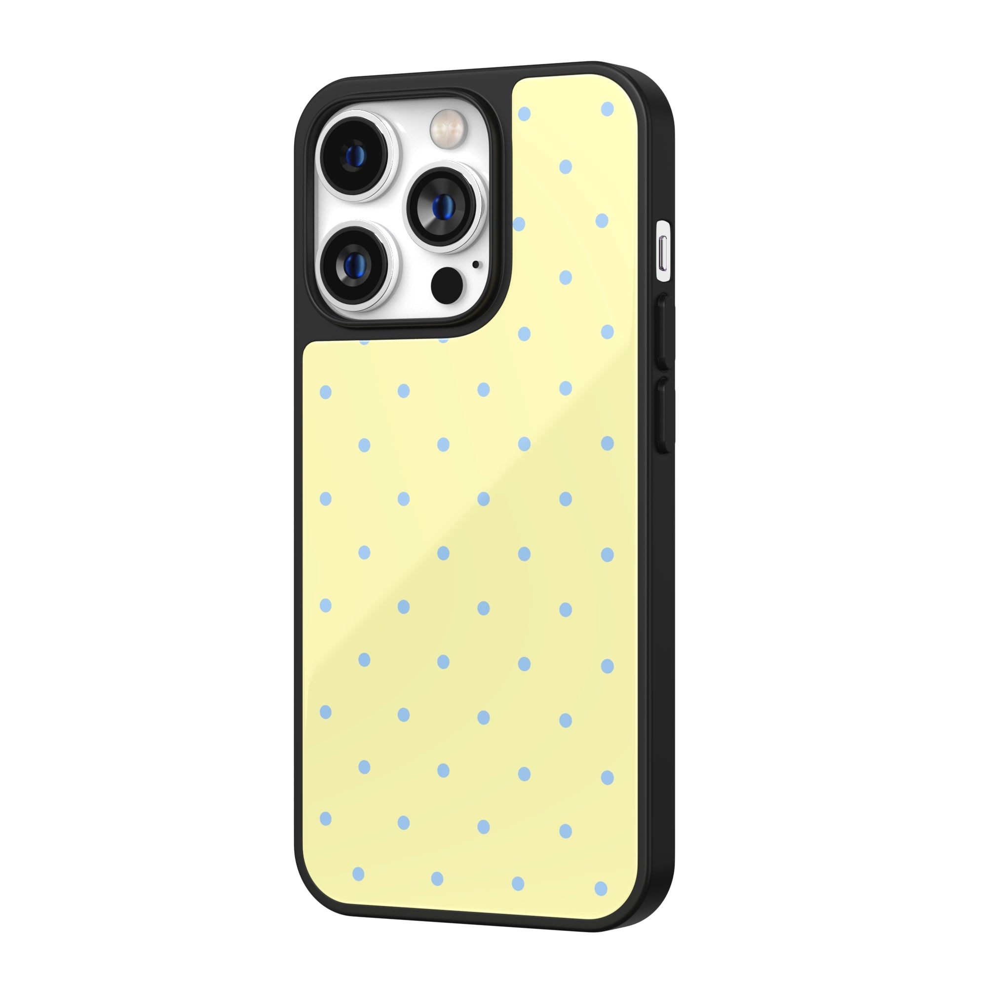 Butter Yellow Polka Dot iPhone Case