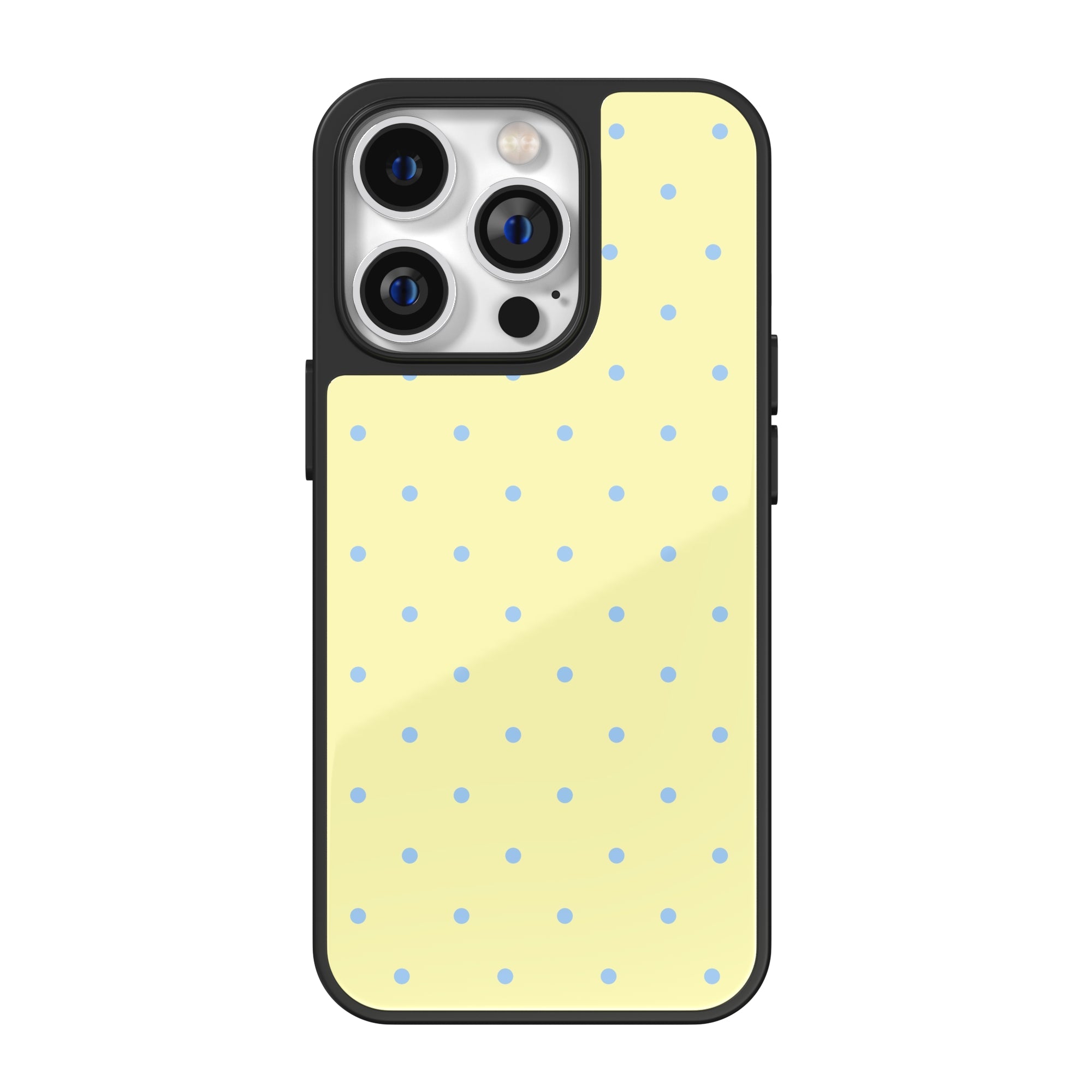 Butter Yellow Polka Dot iPhone Case