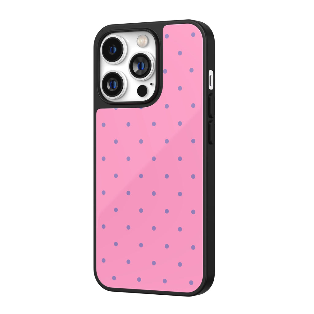 Candy Pink Polka Dot iPhone Case