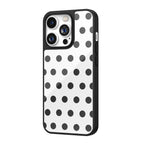 White Polka Dot iPhone Case
