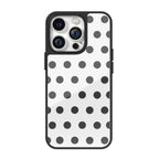 White Polka Dot iPhone Case
