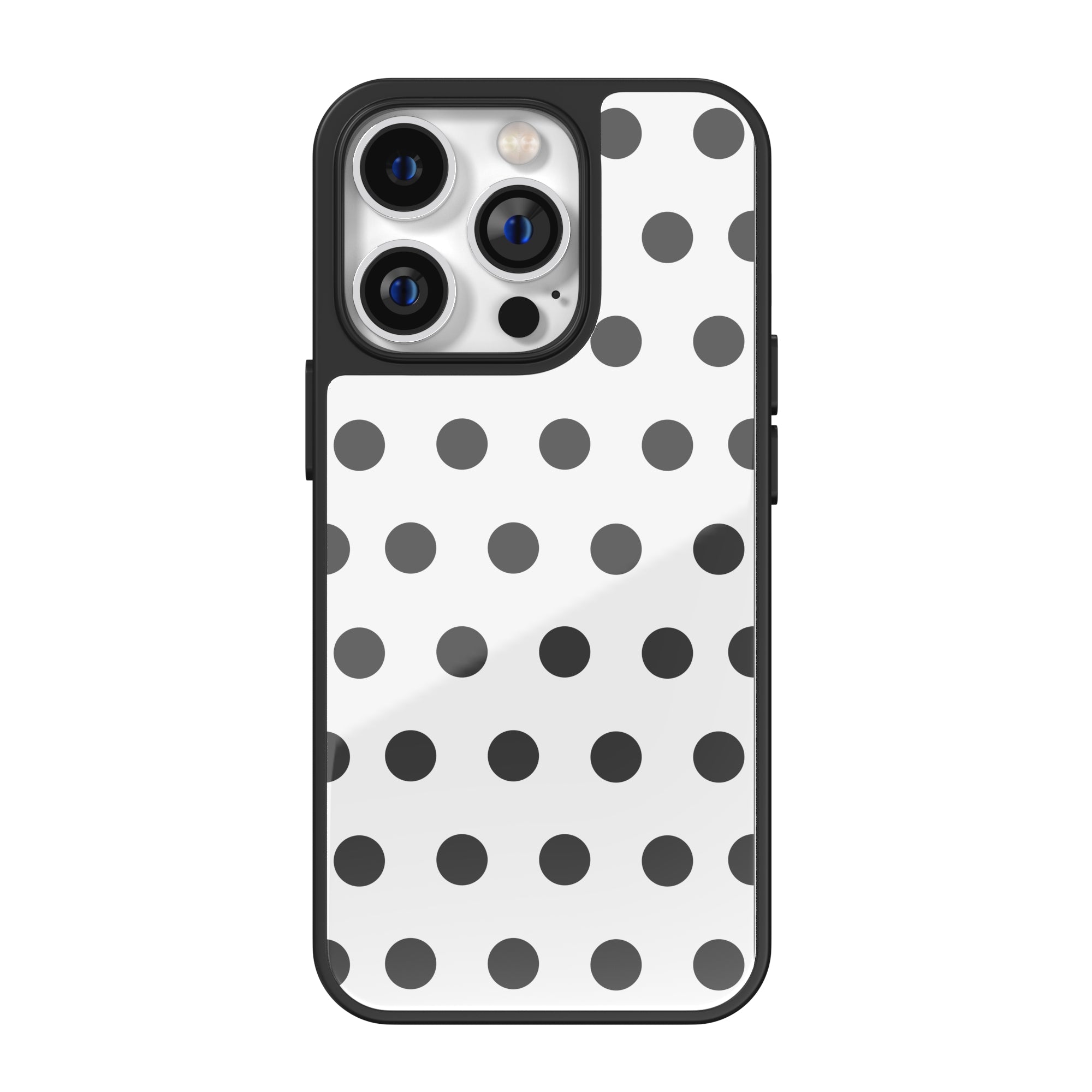 White Polka Dot iPhone Case
