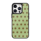 Olive & Brown Polka Dot iPhone Case