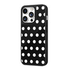 Classic Black & White Polka Dot  iPhone Case