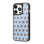 Sky & Cocoa Polka Dot iPhone Case