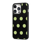 Black Olive Polka Dot iPhone Case
