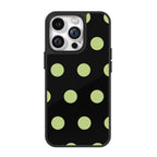 Black Olive Polka Dot iPhone Case
