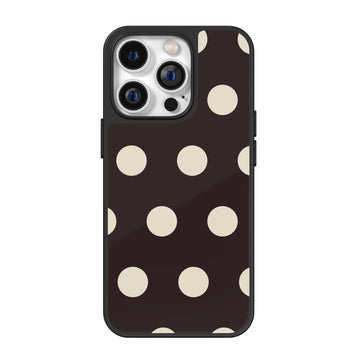 Espresso Polka Dot iPhone Case
