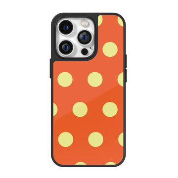 Citrus Glow Polka iPhone Case