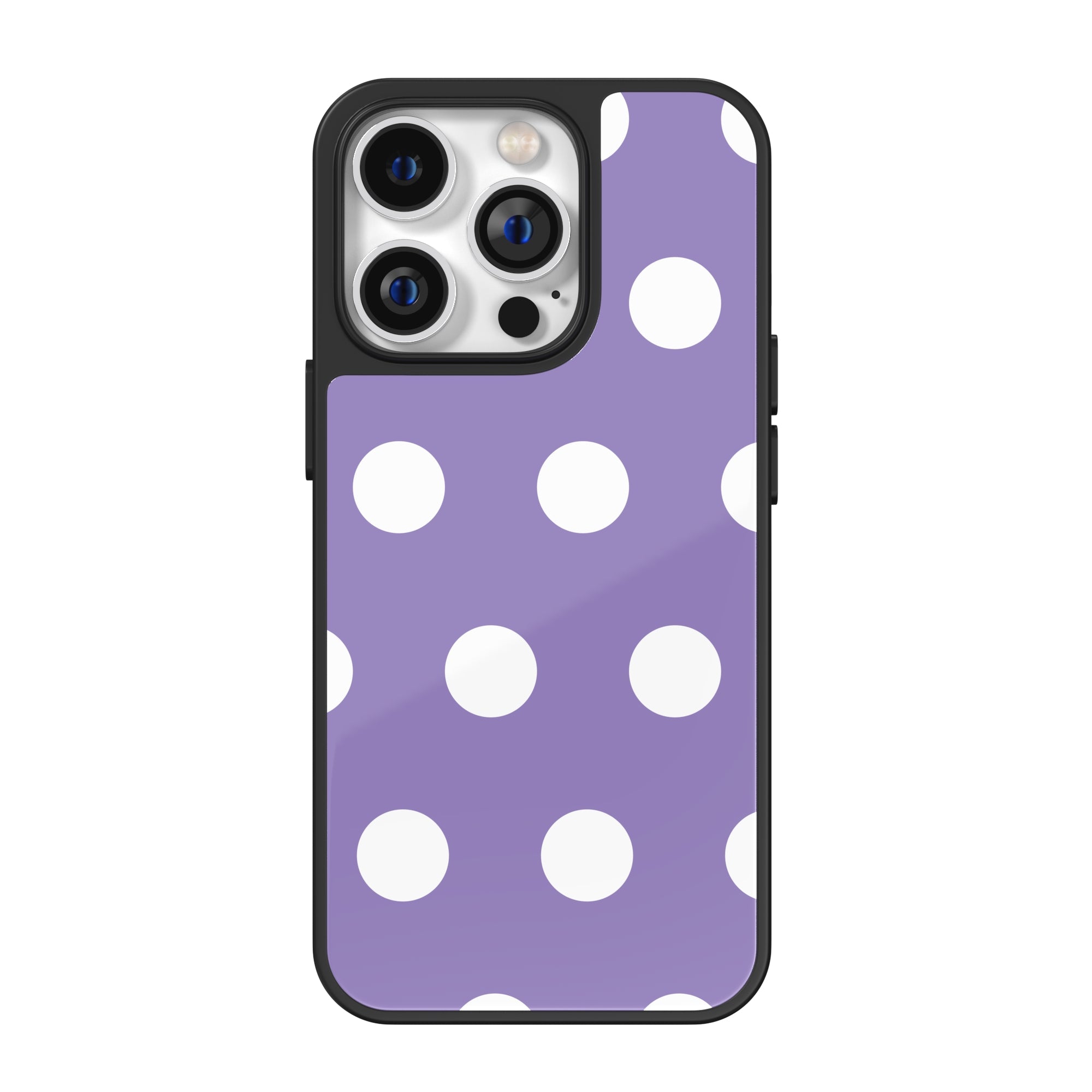 Violet Pop Dots iPhone Case