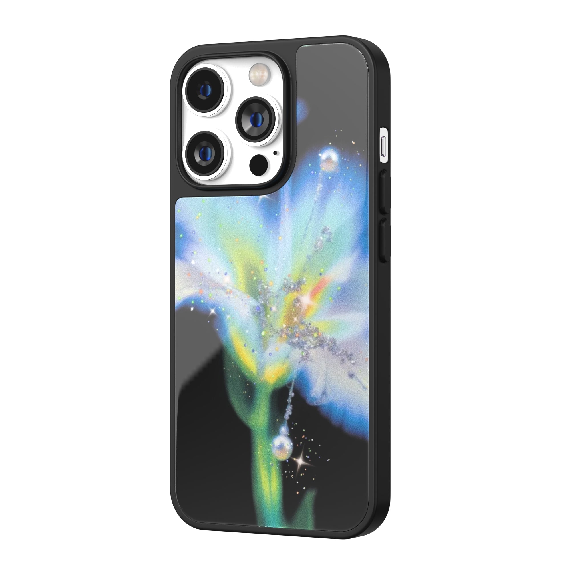 Dreamcore Midnight Petal Aura iPhone Case