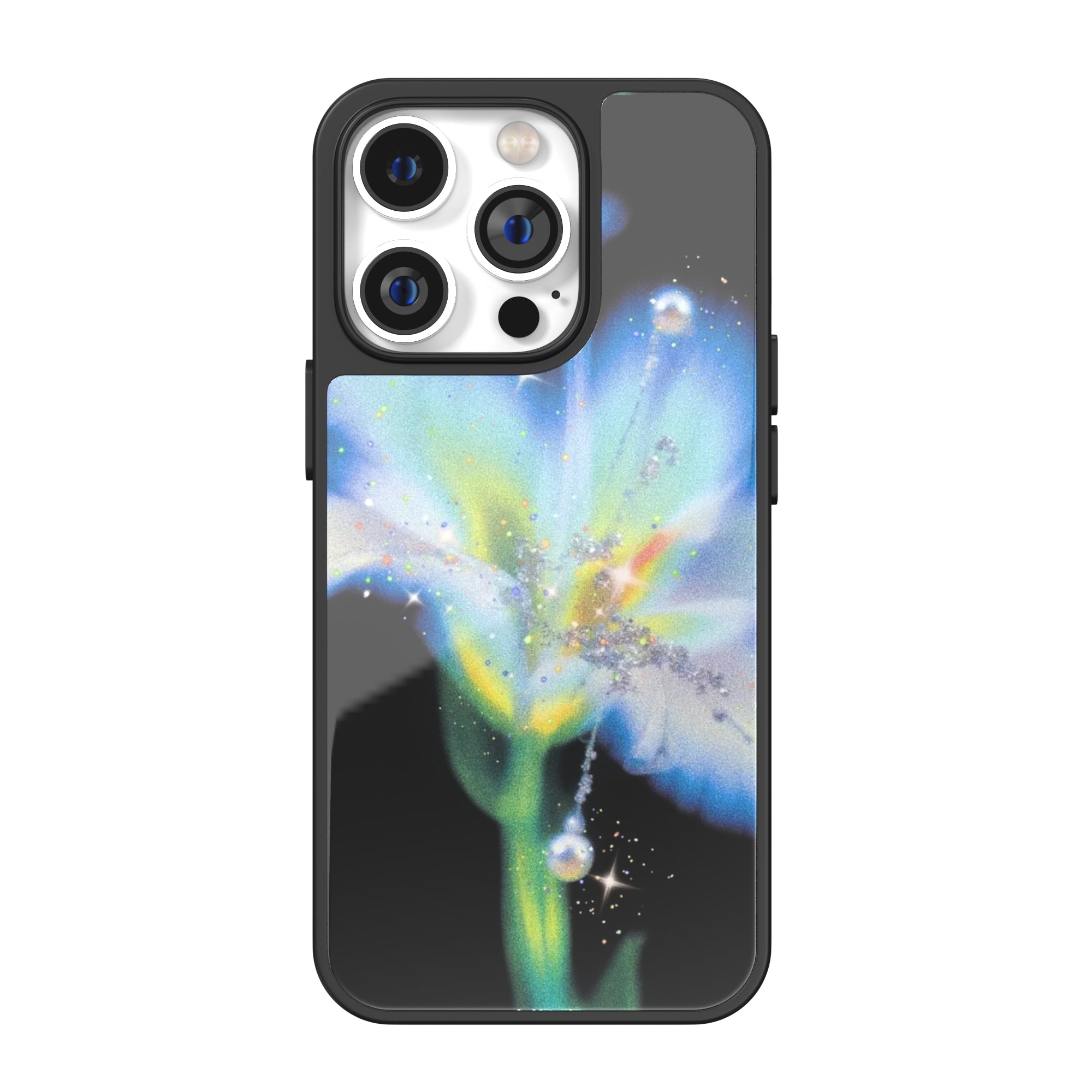 Dreamcore Midnight Petal Aura iPhone Case