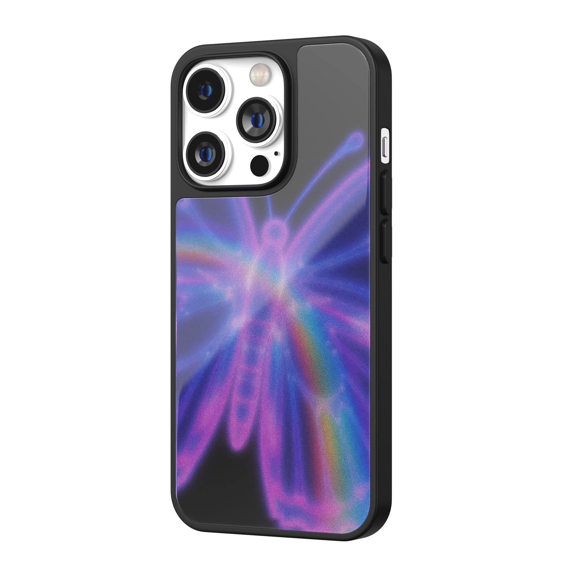 Dreamcore Neon Mirage Butterfly iPhone Case
