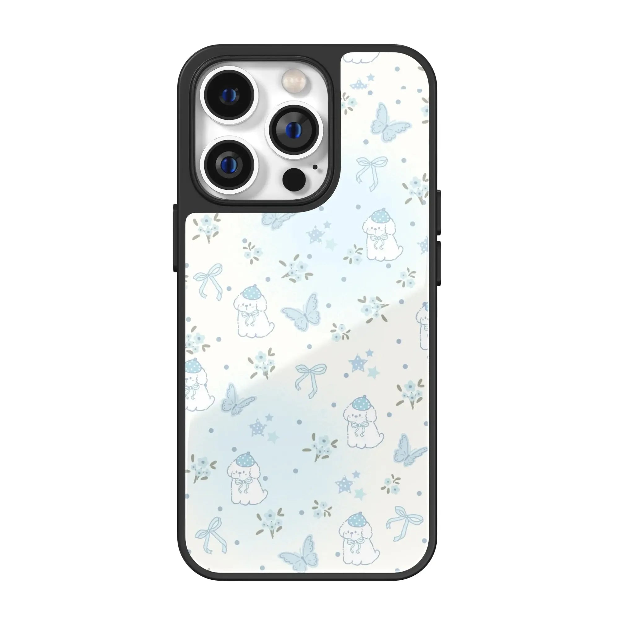 Blue Meadow Pup iPhone Case