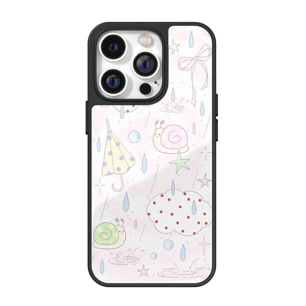 Rainy Stroll Snail iPhone Case