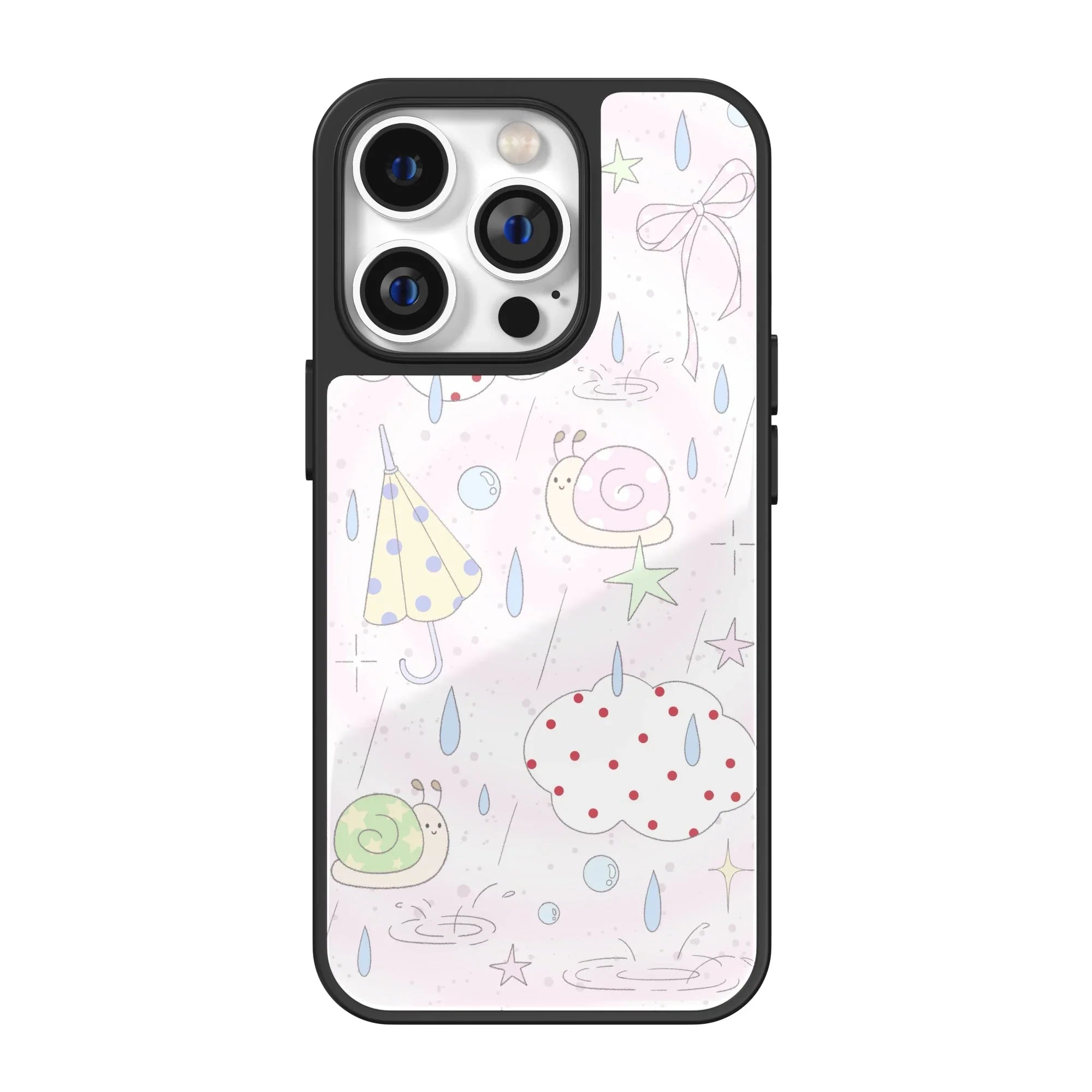 Rainy Stroll Snail iPhone Case