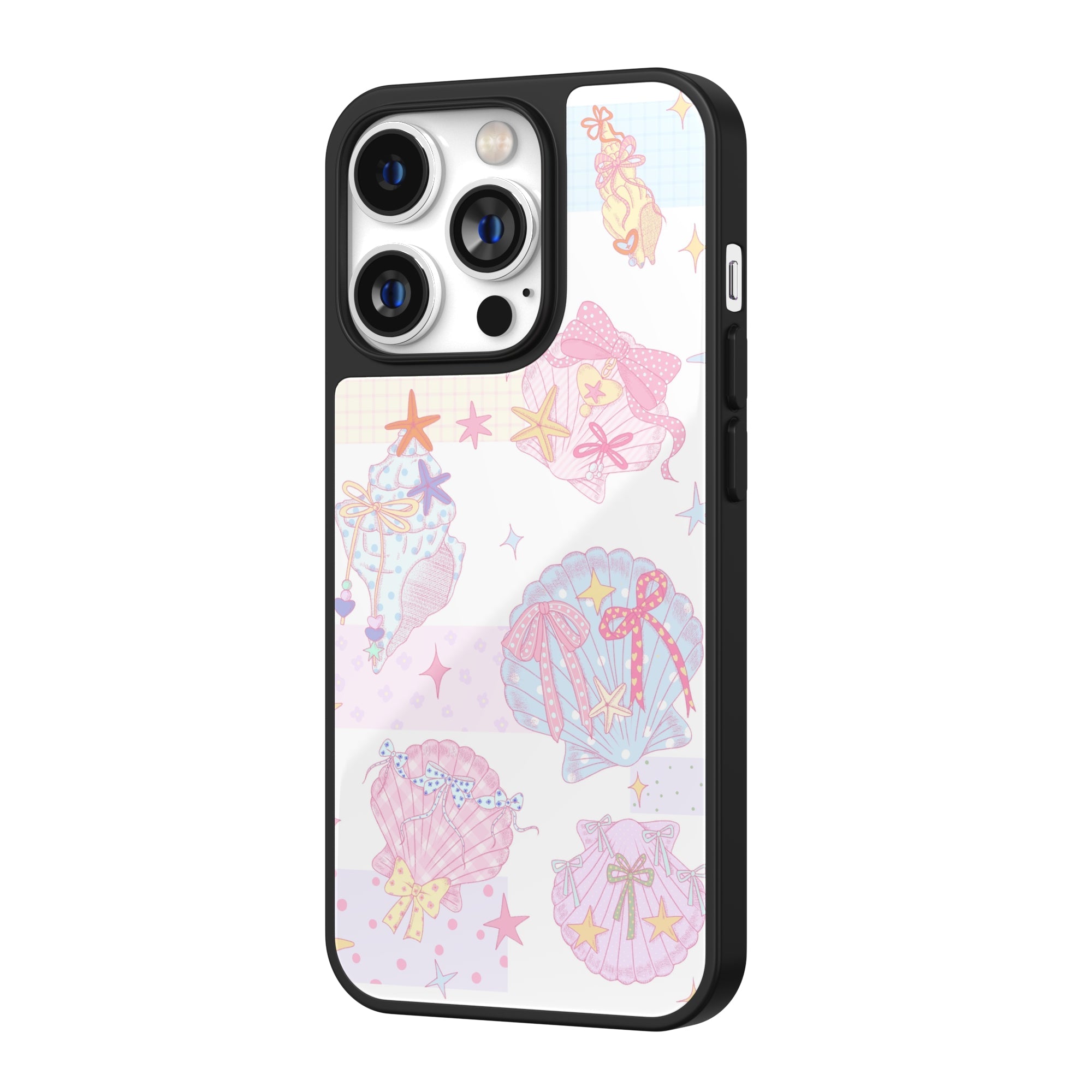 Pastel Seashell Pattern iPhone Case