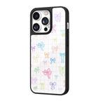 Candy Grid Ribbon Mix Pink iPhone Case