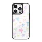 Candy Grid Ribbon Mix Pink iPhone Case