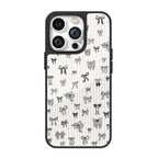 Mono Bow Drift Oat iPhone Case