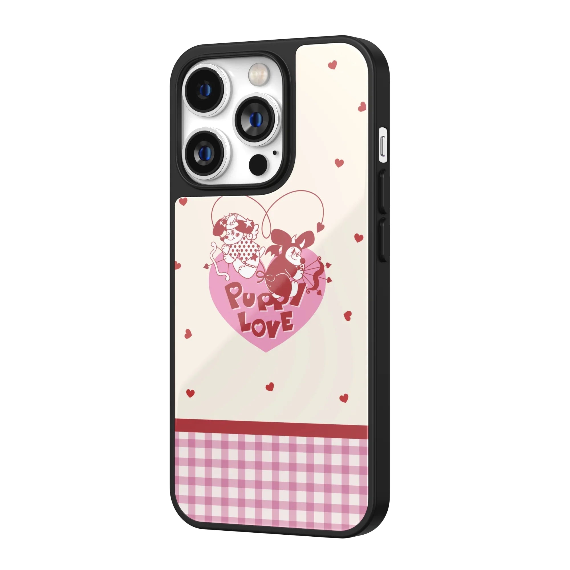 Bubblegum Heartline Puppy Love iPhone Case