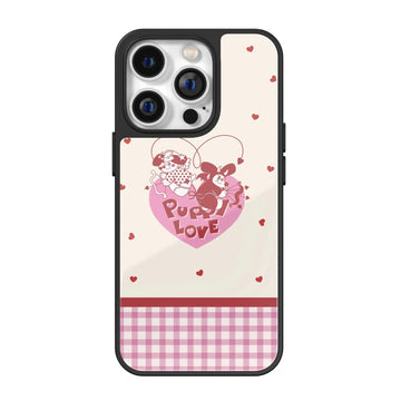 Bubblegum Heartline Puppy Love iPhone Case