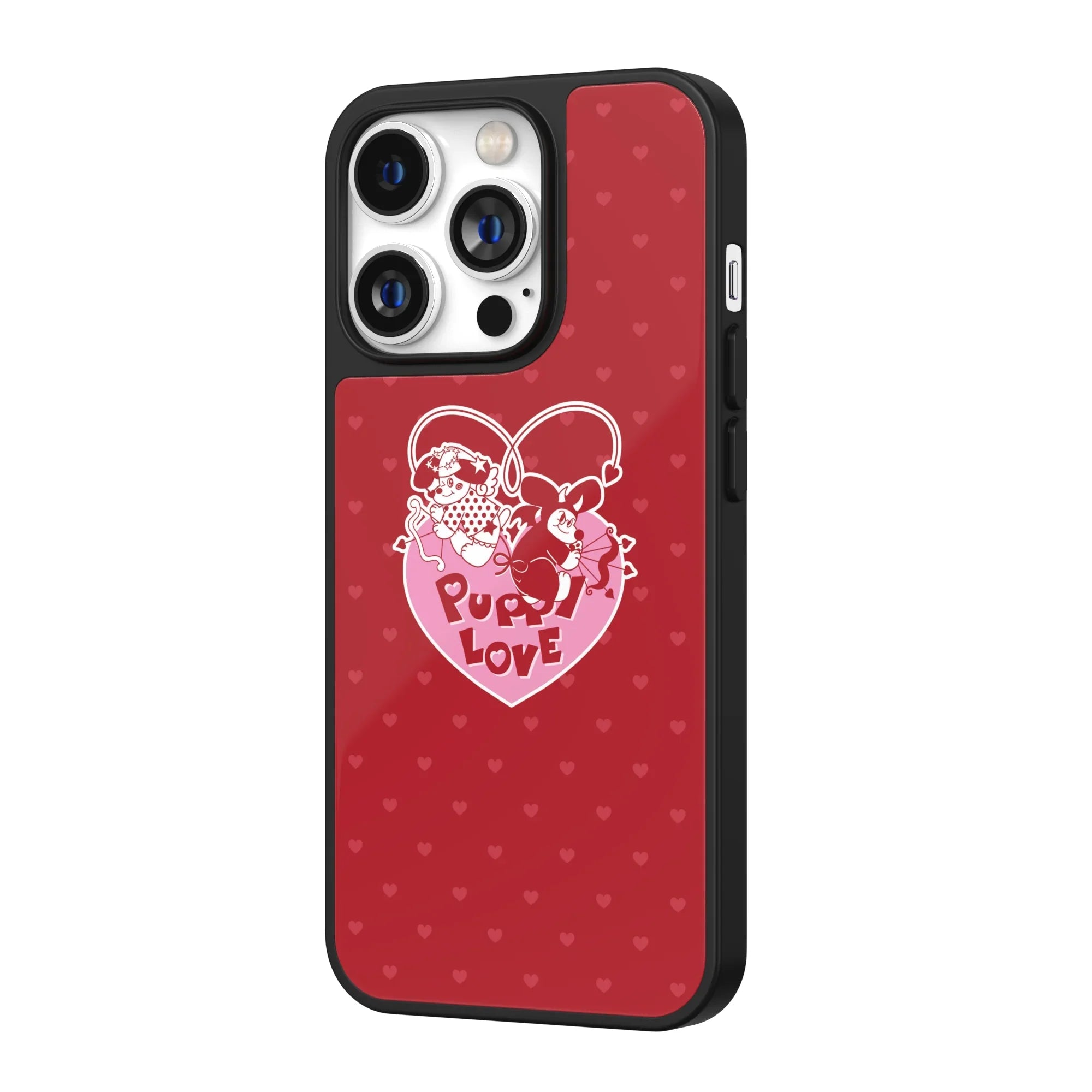 Rebel Valentine Puppy Love iPhone Case