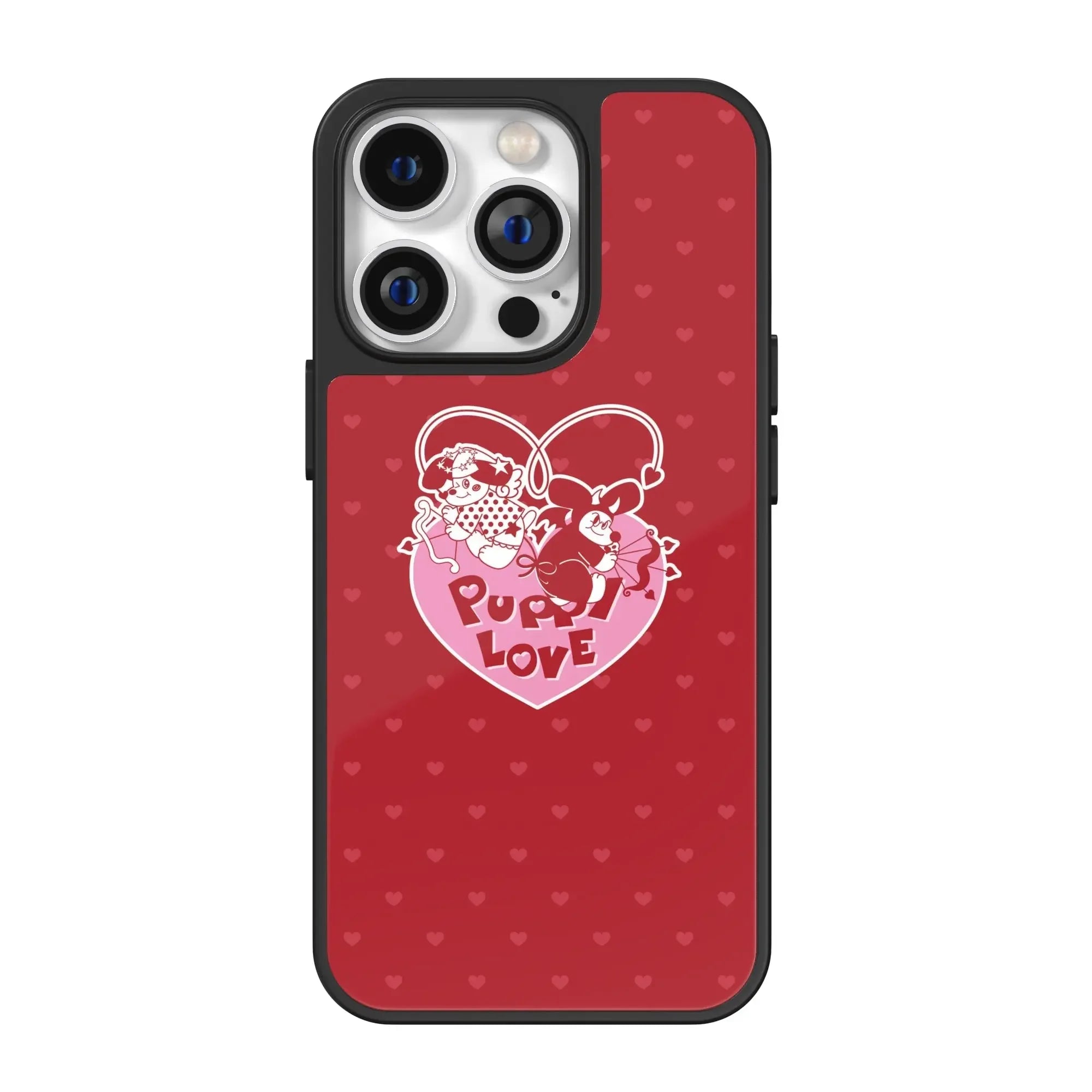 Rebel Valentine Puppy Love iPhone Case