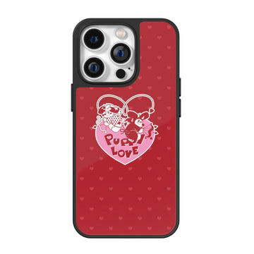 Rebel Valentine Puppy Love iPhone Case