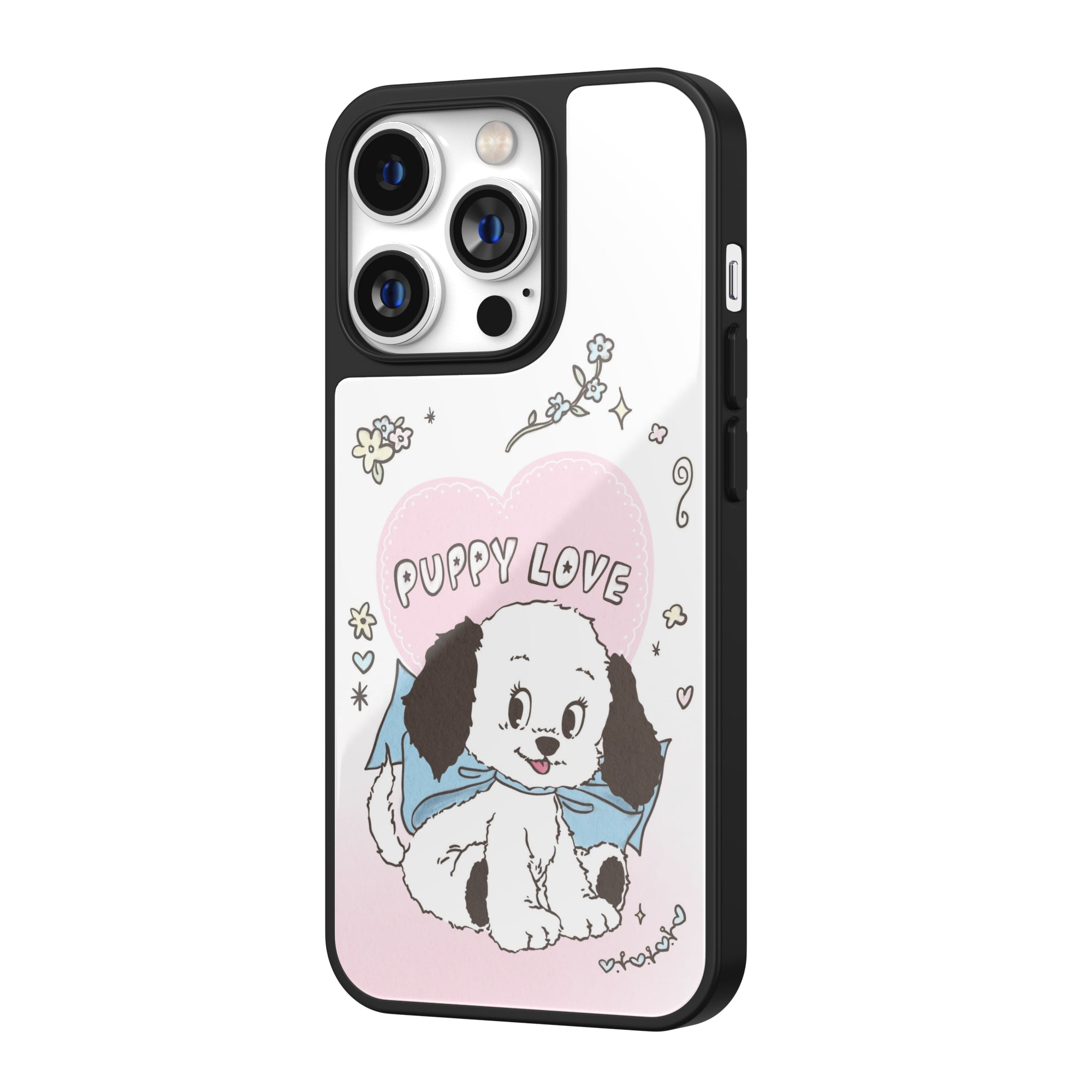 Sweetheart Bow Puppy Love iPhone Case