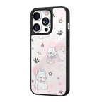 Marshmallow Pup Pink iPhone Case