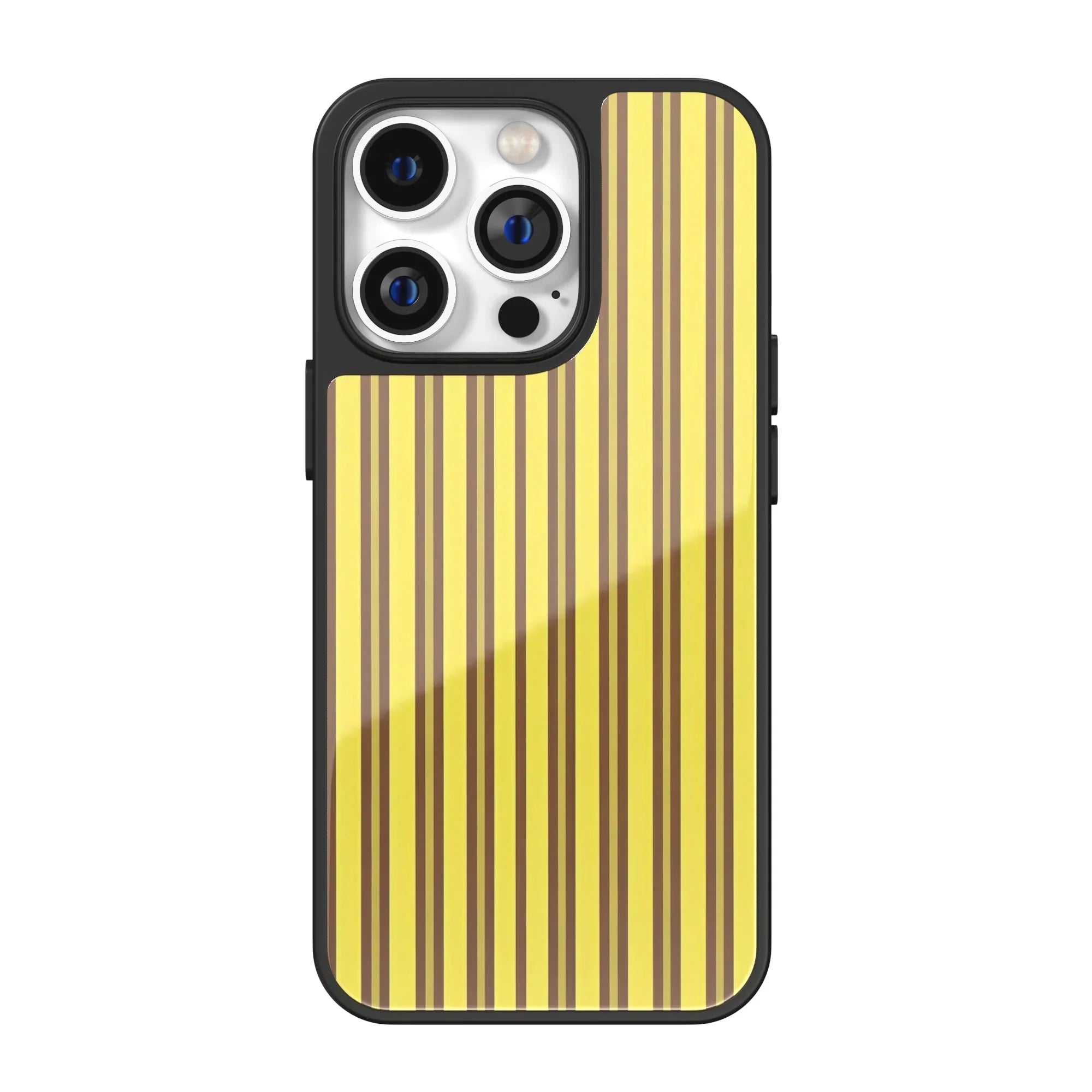 Canelé Mood Stripes Yellow iPhone Case