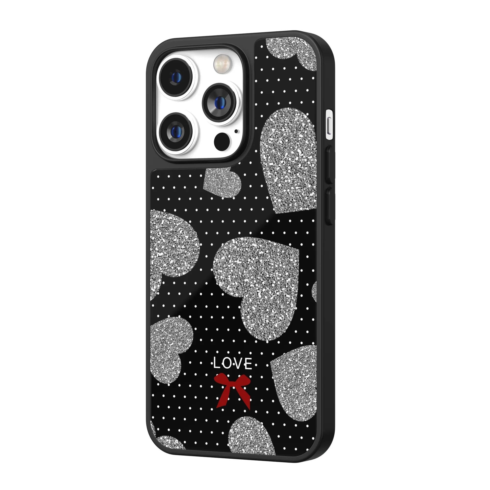 Midnight Spark Love iPhone Case