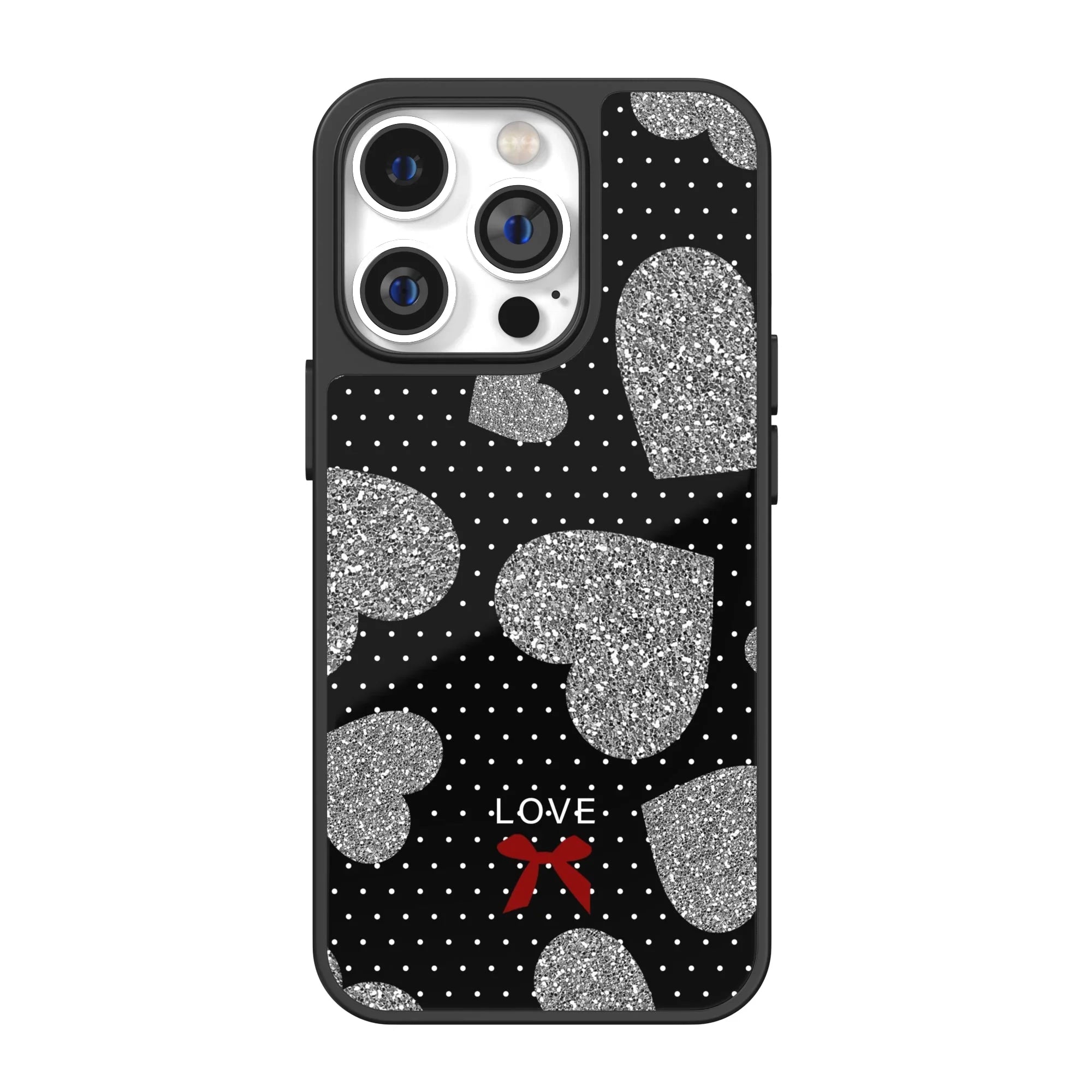 Midnight Spark Love iPhone Case