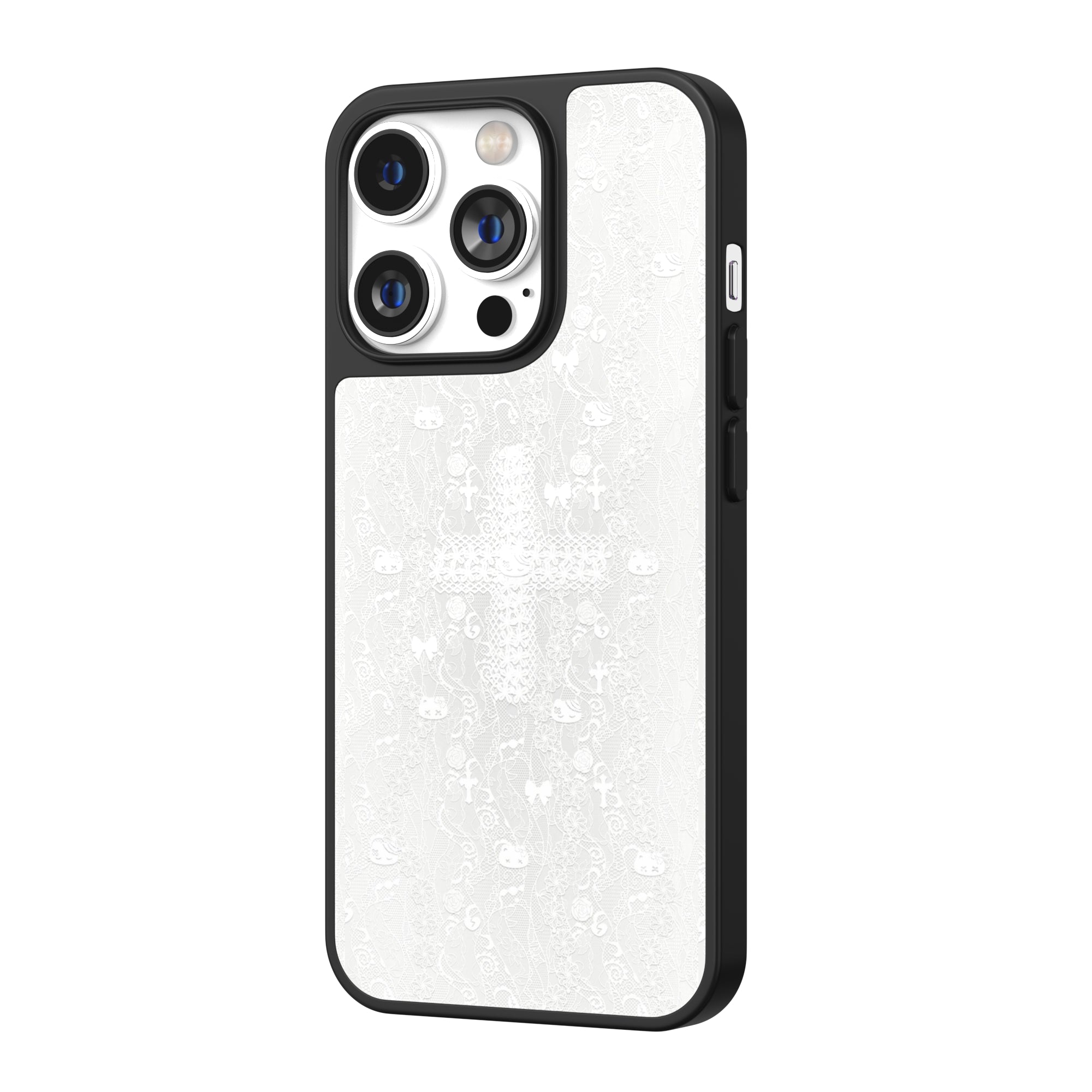 Celestial Lace Cross iPhone Case