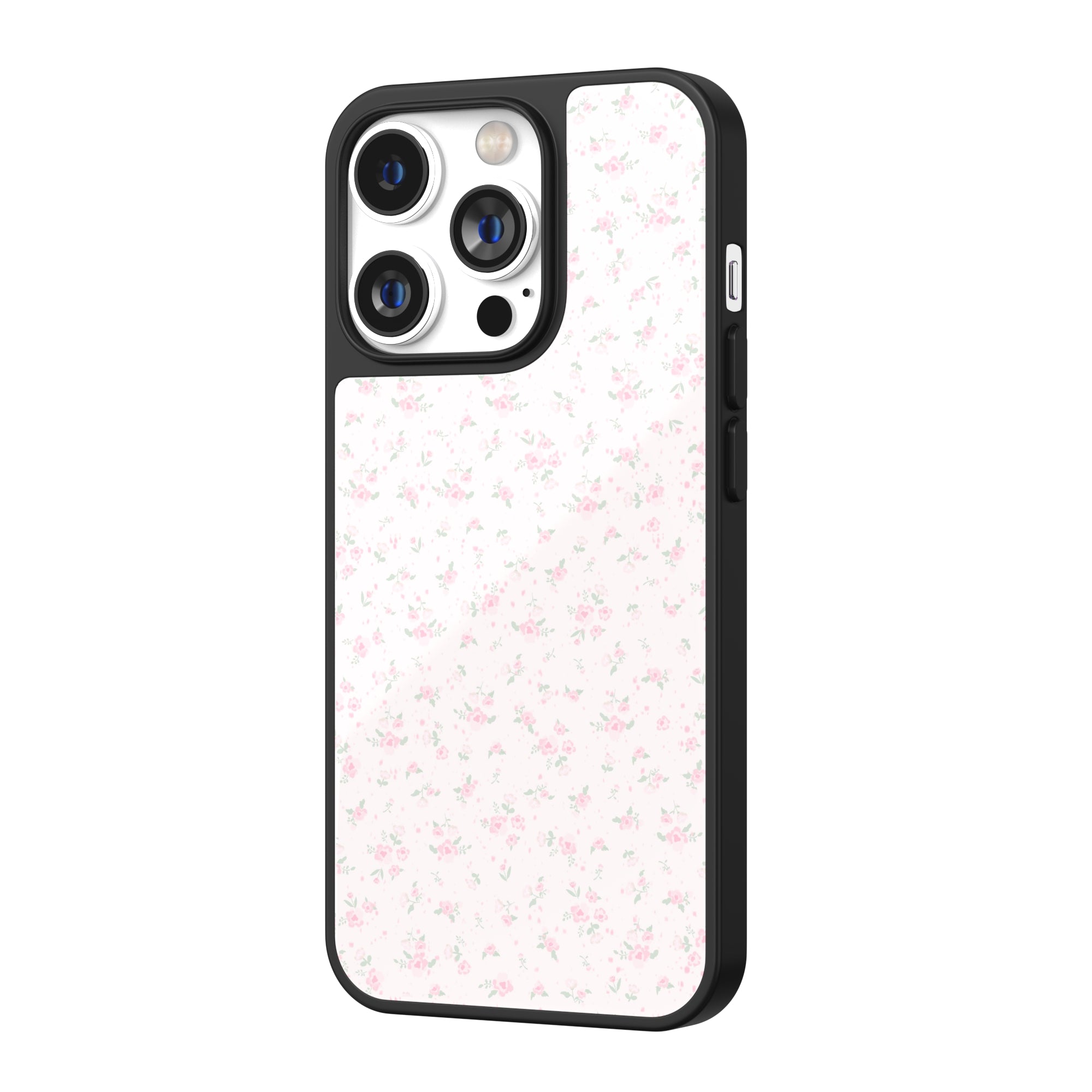 Rosée Matin Pink Ditsy Floral iPhone Case
