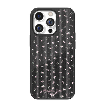 Midnight Rosette Lace iPhone Case