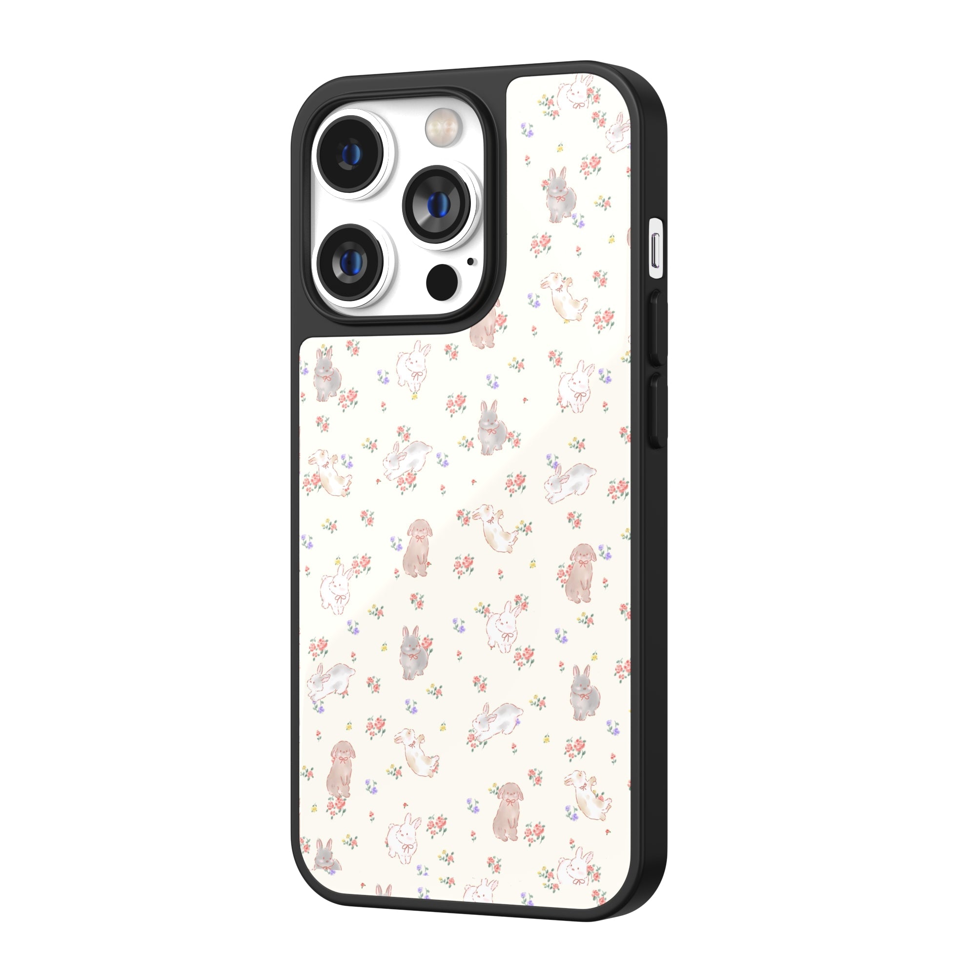 Sweet Peony Bunny iPhone Case
