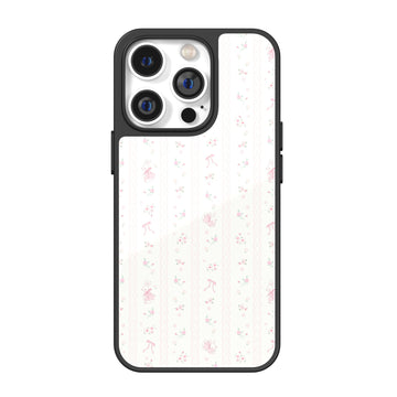 Rosy Lace Bunny iPhone Case