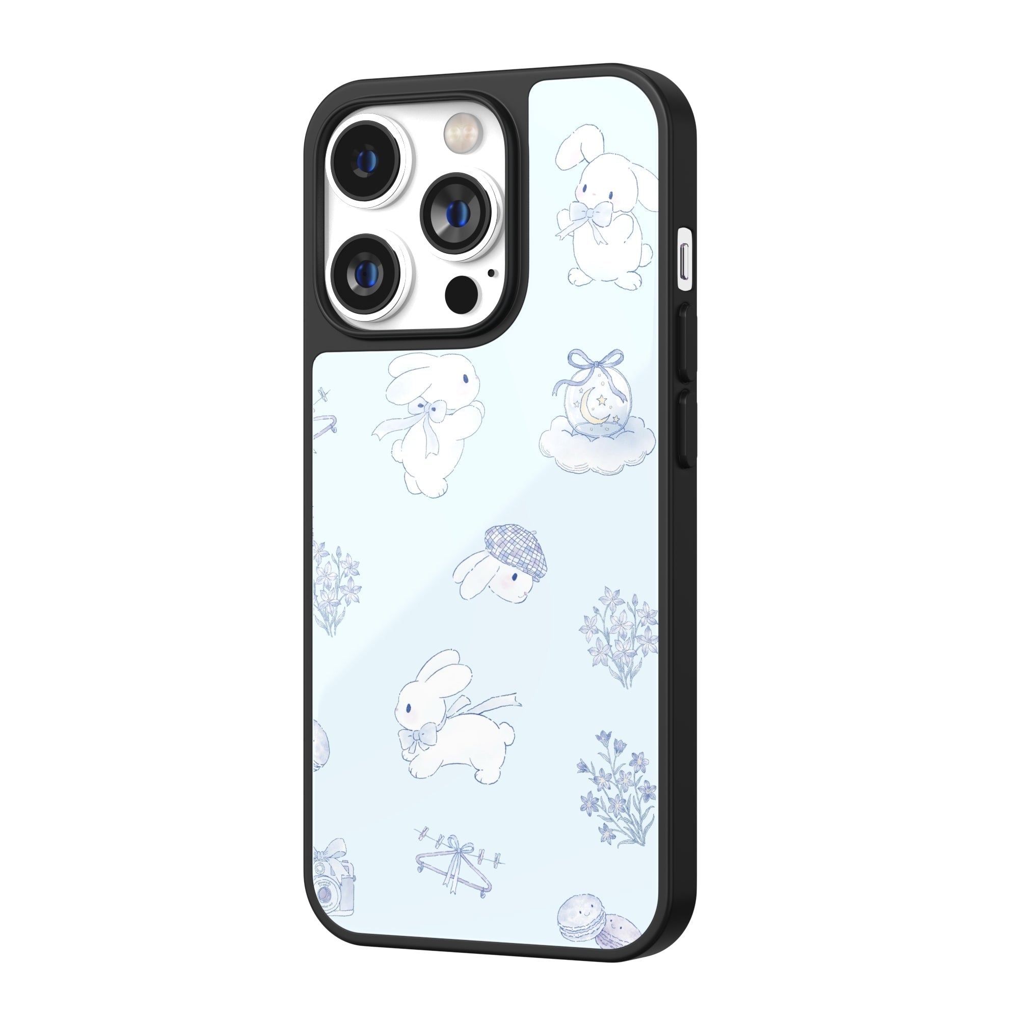 Blueberry Daydream Bunny iPhone Case