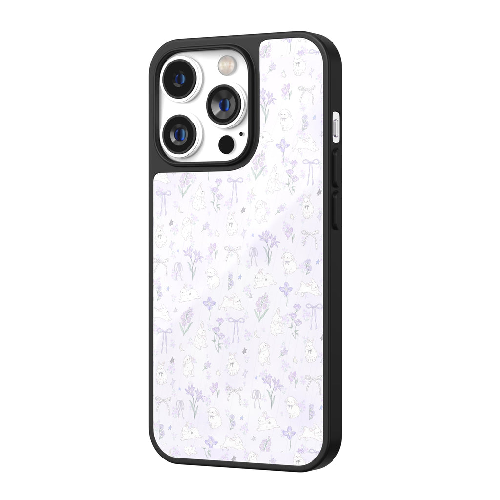 Lavender Ribbon Bunny iPhone Case