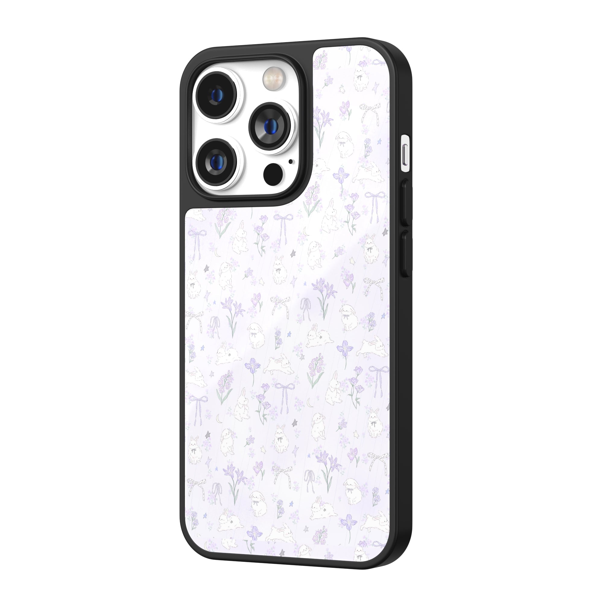 Lavender Ribbon Bunny iPhone Case